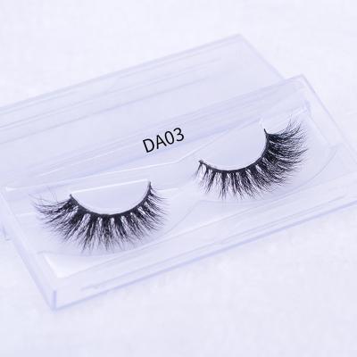 China Long Natural Reusable 100% Siberian 3d Mink Lashes Makeup Strip Lashes With Custom Package for sale