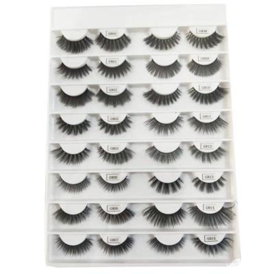 China False Soft Mink Book Packaging 3D 5D seller of 16 pairs of Mink Eyelash Book Lash Private label eyelashes for sale