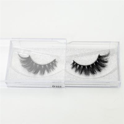 China Thick Eyelash D103 Mink Lashes Minked Eyelashes 100% for sale