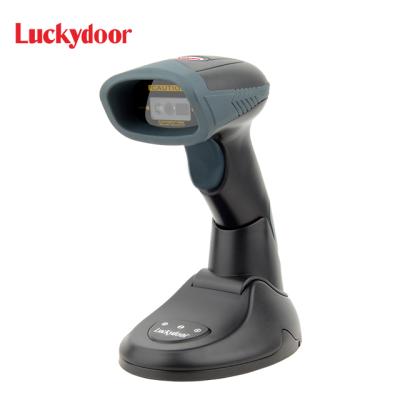 China Luckydoor K-625BT 2d Barcode Scanner Handheld Wireless Rugged QR Code Reader QR Code Scanner with Charger Stand and Wireless Protective Case for sale