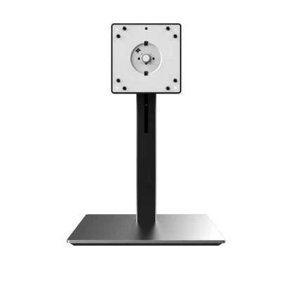 China Aluminum Alloy Compatible Computer Monitor Stand VESA Mount 75*75 100*100 Adjustable Screen Aluminum Riser for sale