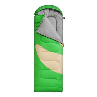 China 2021190T Hot Selling Light Hybrid Type Cotton Down Shape Camping Cheap Human Sleeping Bag for sale