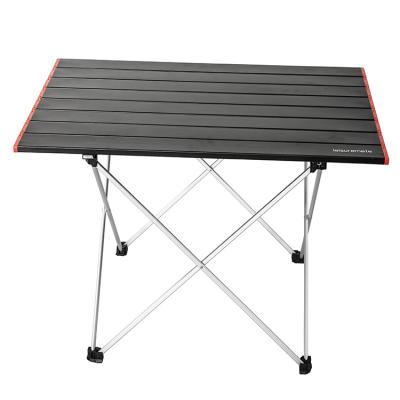 China Hot Sales Adjustable Folding Table Suitcase Camping Vacation Picnic Outdoor Aluminum Portable BBQ Hybrid Type for sale