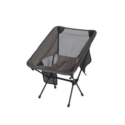 China Hybrid Type Wholesale Custom Adjustable Collapsible Foldable Aluminum Outdoor Camping Chair For Fishing Camping Hiking for sale