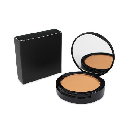 China Waterproof Monochromatic Concealer Matte With Delicate Mirror Face Powder Puff Powder Cake for sale