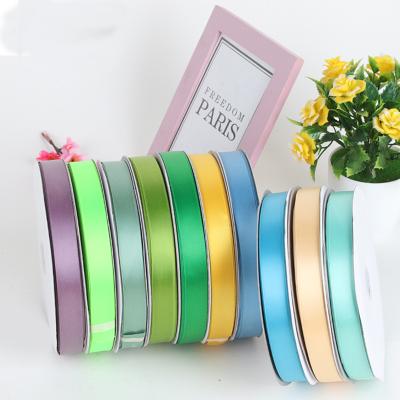 China Wholesale cheap price high tenacity 100 yards doulbe single sided sided satin ribbon 1inch 2 inch 25mm, 38mm, silk ribbon for sale