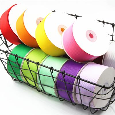 China Wholesale High Tenacity Grosgrain Ribbon Roll For Cloth Wedding Party Decoration Craft DIY Supplier Price Cheap Grosgrain Trim Fabric for sale