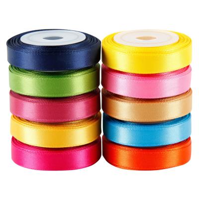 China High Tenacity Wholesale Ribbons Purple Navy Blue Wrapping Decorating Satin Grosgrain Ribbon for sale