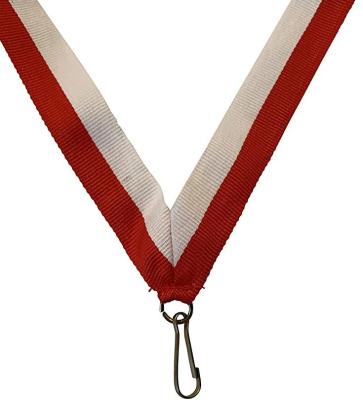 China Custom Printed Wholesale High Tenacity Student Recognition Awards Medals Neck Ribbons Lanyards Stock for sale