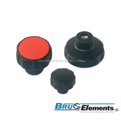 China Plastic Nut BK8.0001 Traditional Nine-lobe Knobs Plastic Wing Knobs for sale