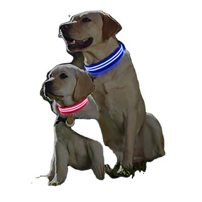 China Hot Selling Lights Type C New Charging USB Dog Collar Instant Multi Color Night Glow Night Glow Safety Led Dog Collar for sale