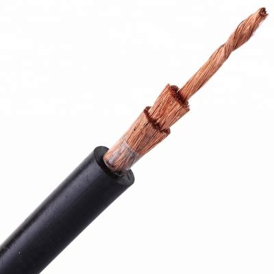 China Flexible Copper Conductor Rubber Sheathed 70mm2 Cable Heating Welding Wire for sale