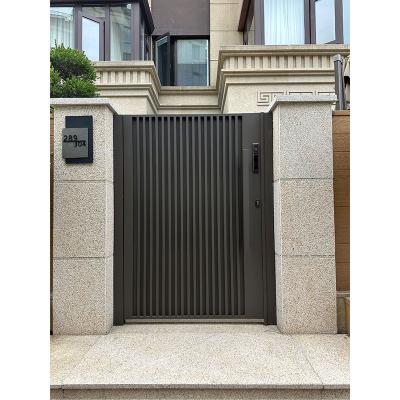 China Morden Easily Assembled Style Electric Aluminum Gates Garden Gates Driveway Gates Villa Aluminum Aluminum Gates for sale