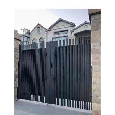 China Easily Assembled Aluminum Residential Driveway Side Door With High Security And Modern Style for sale