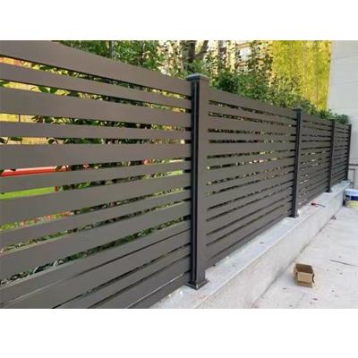 China Easily Assembled Privacy Decorative Aluminum Screen Garden Wall Fence Panels Steel Garden Fence for sale