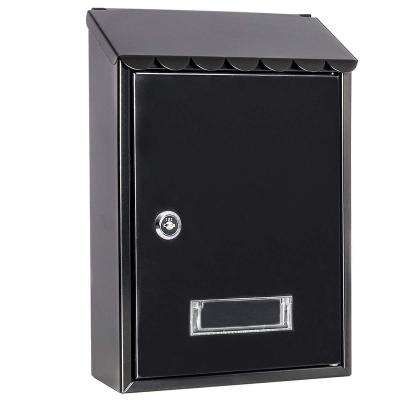 China Wall Mounted Housing wall mounted delivery envelope box, outdoor waterproof metal mailbox, apartment steel anti-theft mailbox for sale