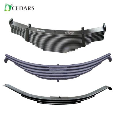 China Steel Customized Leaf Spring For Hino / MAN / Toyota / Foton Automotive Suspension for sale