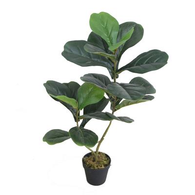 China Factory Price Minimalist High Quality Cheap Artificial Violin Leaves Tree Fig Tree Plants for sale