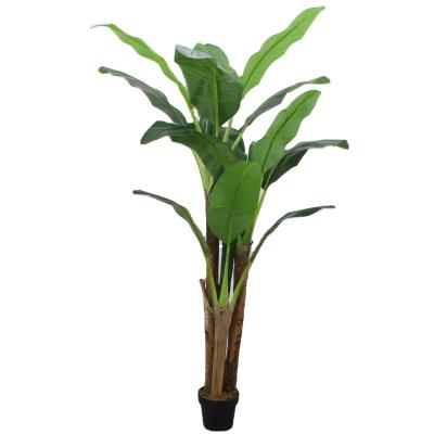 China Environmentally Friendly Eco-friendly Artificial Potted Plants 6ft--7ft Artificial Tropical Plant for sale