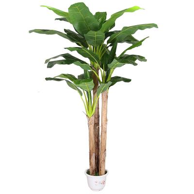 China Superior Fashionable Style Environmentally Friendly Realistic Useful Leaf Grade Artificial Banana Trees Large for sale