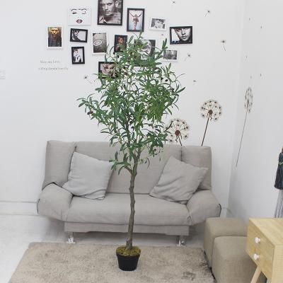 China Factory 2021 Eco-friendly Materials Olive Trees Plants Artificial Indoor Home Decorative Wholesale for sale