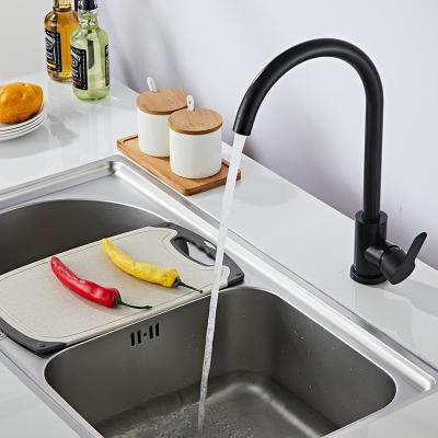 China Best Price China Supplier Brass Kitchen Faucet Modern Large Single Cold Kitchen Faucet for sale