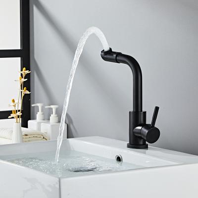 China Modern Black Sink Taps Cupc To Pull Out New Sensor Sink Black Kitchen Faucet Single Cold Kitchen Sink Faucets for sale