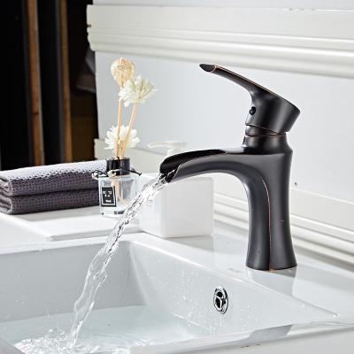 China Dropshipping Matte Black Water Mixers Taps Metered Faucets Set Bathroom Sink Basin Faucets For Bathroom for sale