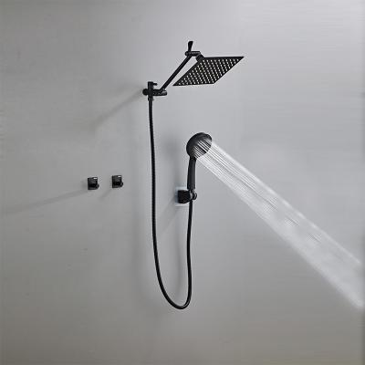 China Faucet Bathroom Hot Water Bath And Shower Faucet Set Faucetin-Wall Shower Surface-Mounted Thermostatic Sprinkler for sale