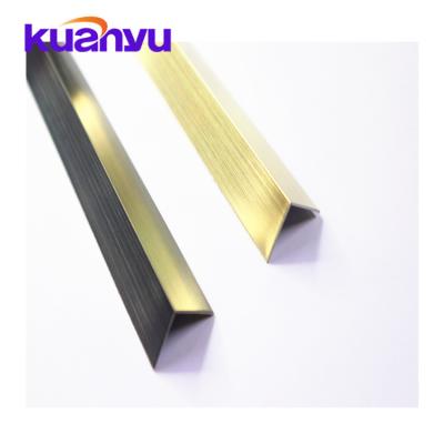 China Modern Stainless Steel Tile Trim Corner Pieces Edge Protector Tile Trim Roof Tile Edge Trim for sale