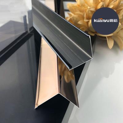 China Modern Trim L Profile Stainless Steel Angle Profile Stainless Steel Tile Trims for sale