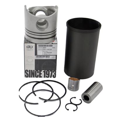 China diesel engine cylinder liner kit D6BT piston liner piston ring conrod bush repair kit for engine parts for sale