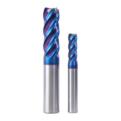 China Solid Carbide 9-10mm HRC65 CNC Milling Cutter Carbide End Mills Endmill for sale