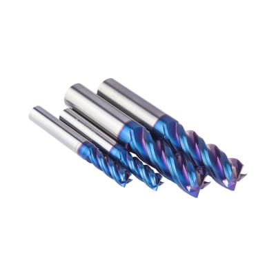 China HRC60 Solid Carbide 4 Flute Endmills Milling Cutters Cutting Tools for sale