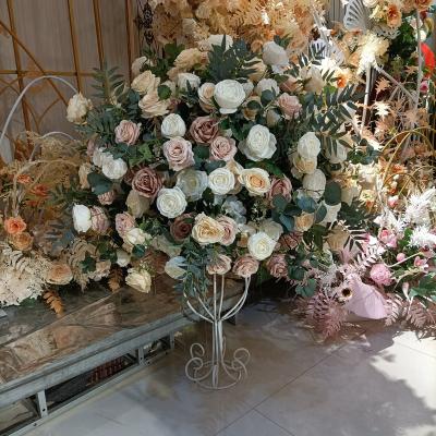 China Wholesale Hand Made Artificial Flower Ball White Flower Balls Flower Ball Centerpieces for sale