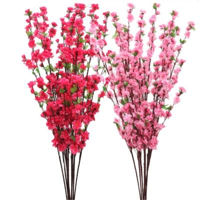 China Wedding Cherry Blossom Tree Silk Artificial Cherry Blossom Flowers Cherry Blossom Branches Decoration Wholesale for sale