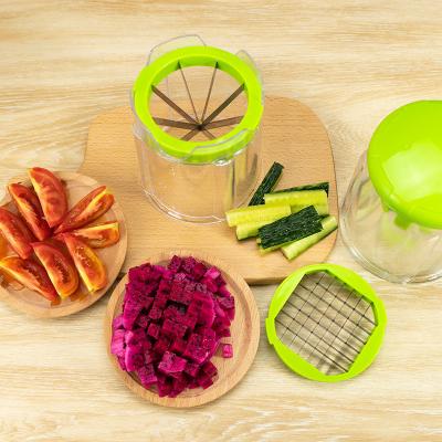 China Multifunctional Vegetable Stored Slicer Household Potato Chip Peeler Radish Grater Kitchen Tool Fruit Cutter for sale