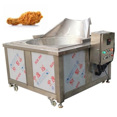 China Hotels Automatic Onion Peanut Fried Potato Chips Fryer Round Basket Frying Frying Machine for sale