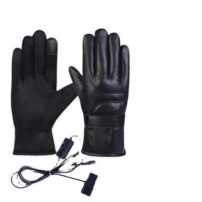 China Electric Gloves Heating Vehicle Heating Electric Gloves Motorcycle Battery Car Male Winter Riding Warm Female USB Charging 120 for sale