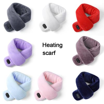 China USB Scarf 88 Speeds Neck Pad Three Neck Scarf Constant Temperature Adjustable Warm Electric Heater Filling Heating Spot for sale