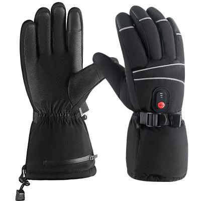 China Outdoor Riding And Skiing Warm Proof Electric Heating Gloves 55 Touch Screen Gloves Cold Proof Electric Heating Gloves for sale