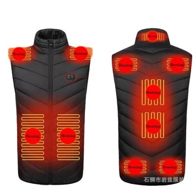 China 11 sector heating constant temperature men's and women's full body vest 55 constant temperature clothing vest heating vest for sale