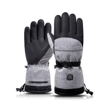 China Waterproof Gloves Winter Insulation Heating Motorcycle Riding Outdoor Sports Skiing Electric Heating Gloves 88 for sale