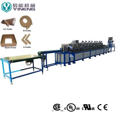 China V/L Corner Board + Right Angle + W Profile Edge Protector High Speed ​​90 Degree Right Angle Board Edge Protector Machine for sale