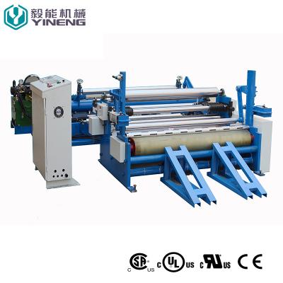 China Jumbo Roll Slitting Rewinding Kraft Paper Slitter Rewinder Machine For Corner Board And Tube Paper Making for sale