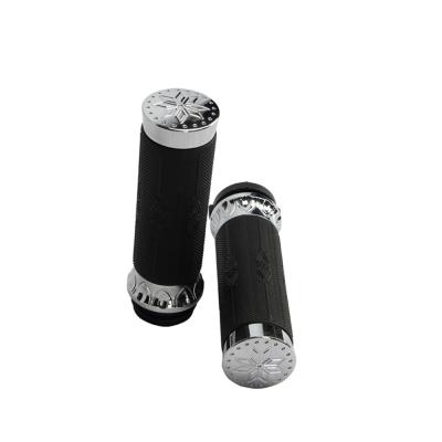 China Motorcycle Aluminum Motorcycle Parts Modification Manufacturer + Motorcycles Hand Suitable Scooter Rubber Handlebars Grips 25mm General for sale