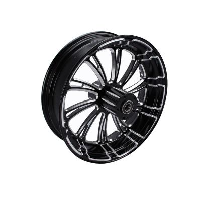 China Heavy Duty Modified Vehicle 18-5.5 Inch Double Disc Rim Motorcycle Aluminum Alloy Wheel Hub LG23-18-5R2 for sale