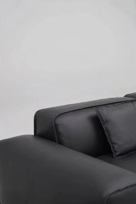 China Italian Minimalist Fabric-Leather Sofa - High-End Comfort For Modern Homes And Hotels for sale