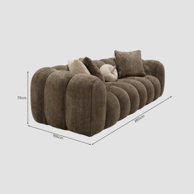 China Modern Italian Minimalist Fabric-Leather Sofa - High-End Texture for Home and Hotel for sale