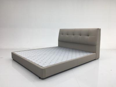 China Luxurious Italian Inspired Modern Minimalist Bed Leather Fabric for sale